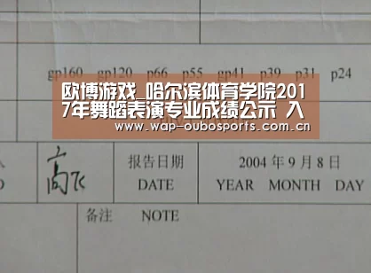 欧博游戏_哈尔滨体育学院2017年舞蹈表演专业成绩公示 入口:http://210.46.216.9/query/index.a(图2) 欧博官网